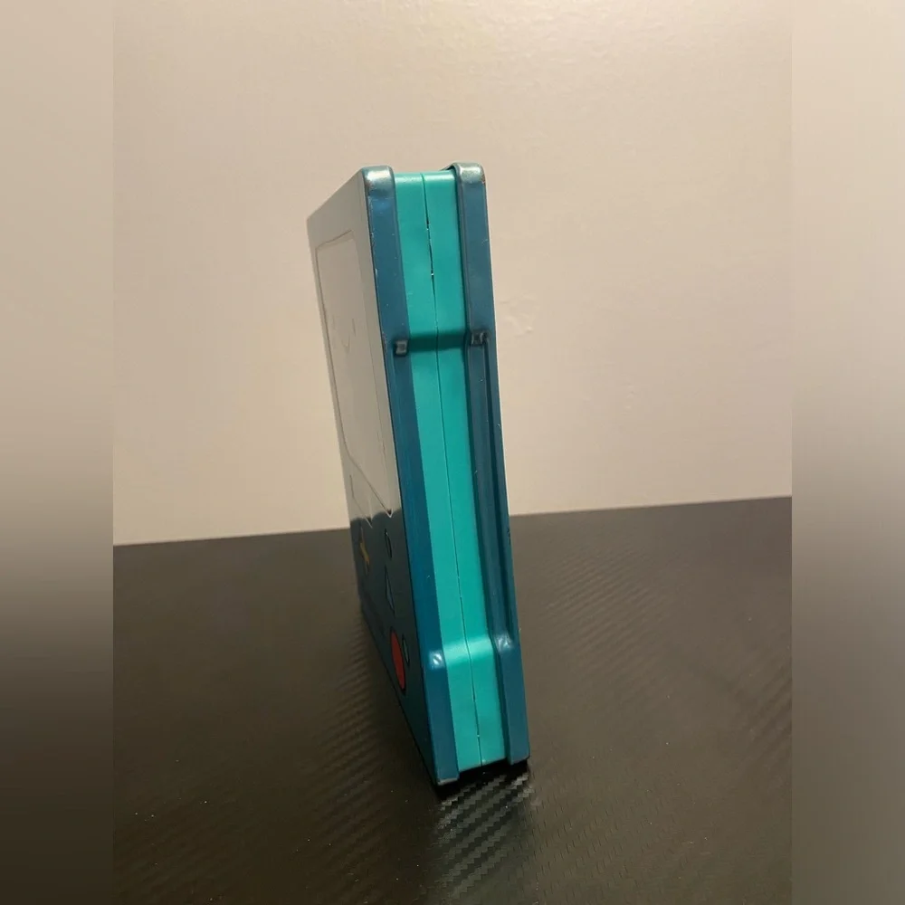 Teal Video Game Case with Adventure Time Inserts GAME NOT INCLUDED!